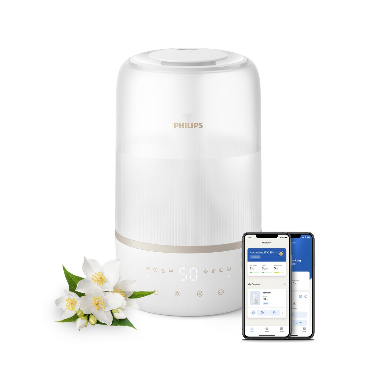 PHILIPS HU1510/04 HAVA NEMLENDIRICI Hava Nemlendirme Cihazı Beyaz