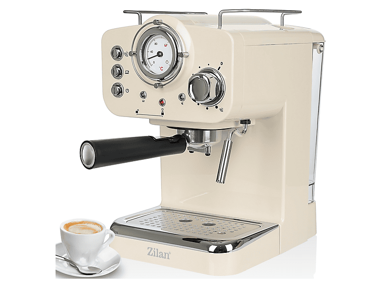ZILAN ZLN-2992 Espressomaschine Creme Weiß