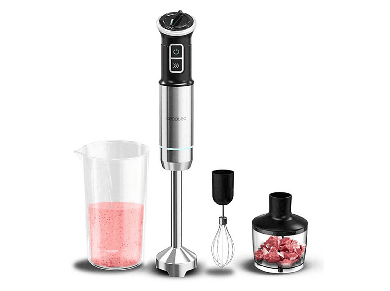 Batidora De Mano Cecotec Power Neutron 1100MAX 1100W Con Vaso Medidor Inox 94629064