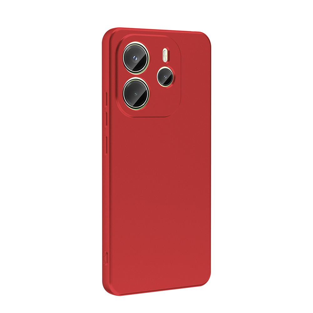 GPACK Xiaomi Redmi Note 14 Uyumlu Premier Silikon Telefon Kılıfı Kırmızı