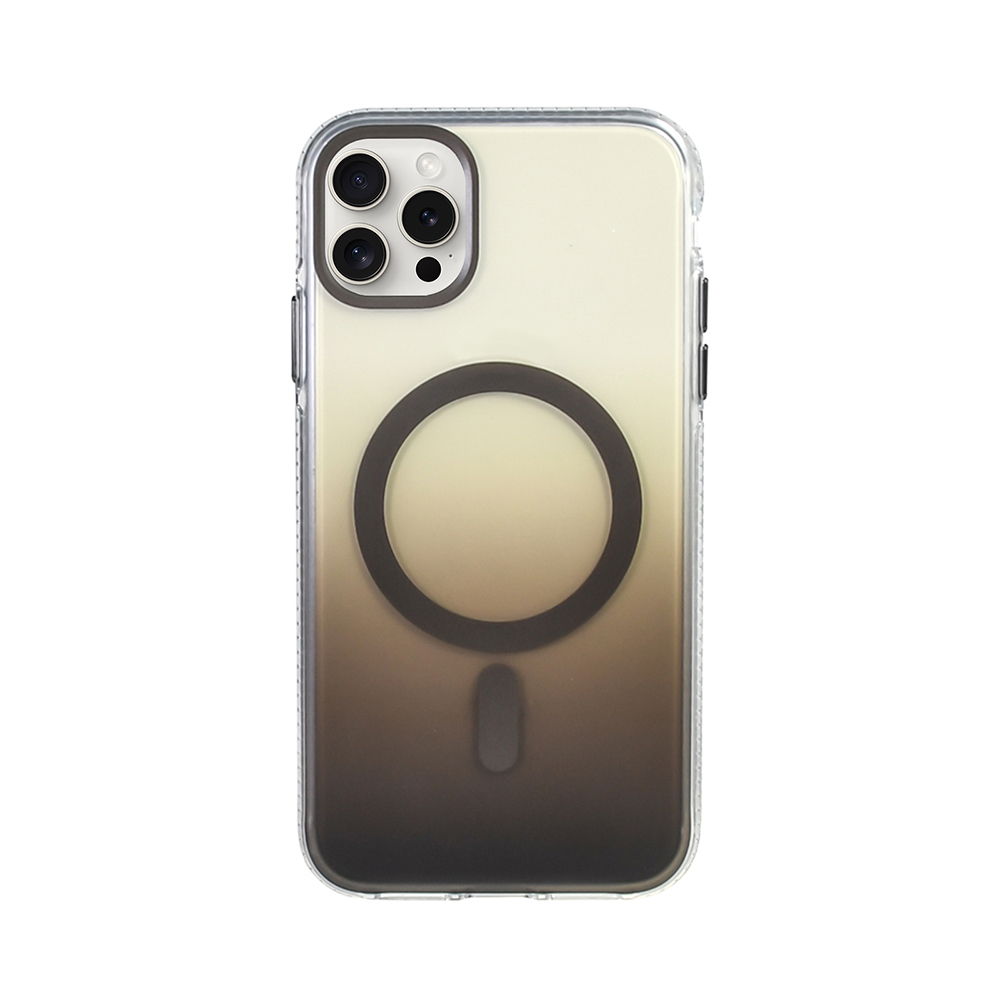 GPACK iPhone 16 Pro Uyumlu Toros M-Safe Şarj Özellikli Telefon Kılıfı Gri