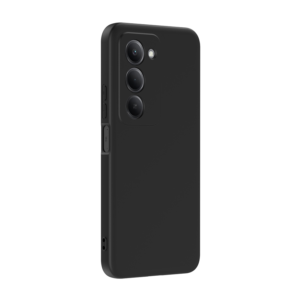 GPACK Xiaomi Redmi 15 Uyumlu Lansman Silikon İçi Kadife Telefon Kılıfı Siyah
