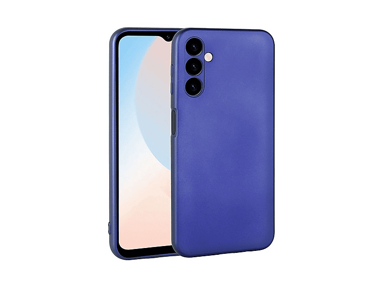 GPACK Samsung Galaxy A16 Uyumlu Premier Silikon Telefon Kılıfı Mavi