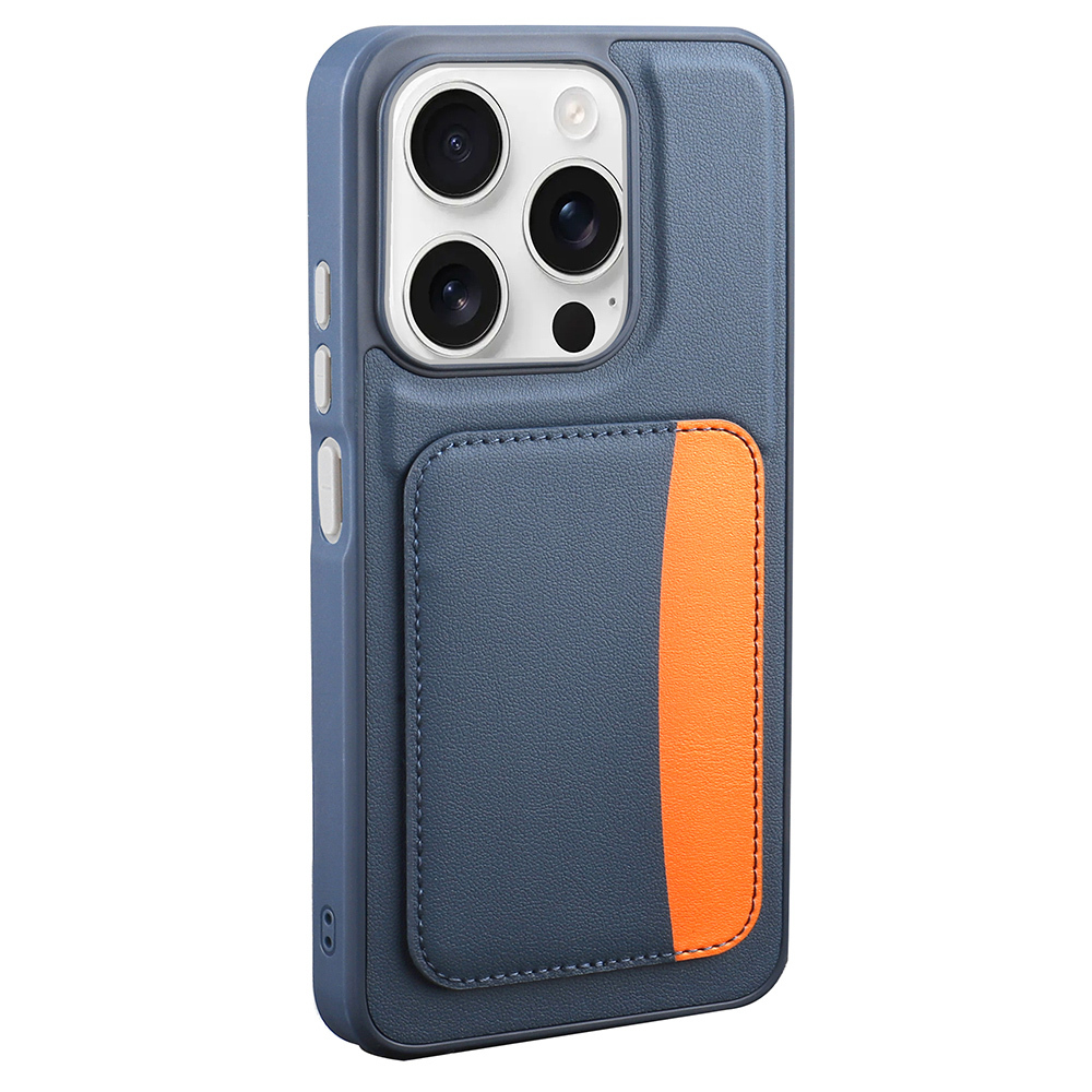 GPACK Xiaomi Redmi 15C Uyumlu Kartlıklı X-Kart Silikon Telefon Kılıfı Lacivert