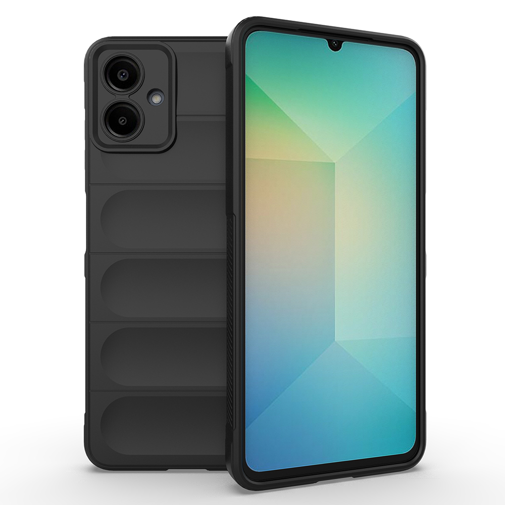 GPACK Samsung Galaxy A07 Uyumlu Etnik Optimum Silikon Telefon Kılıfı Siyah
