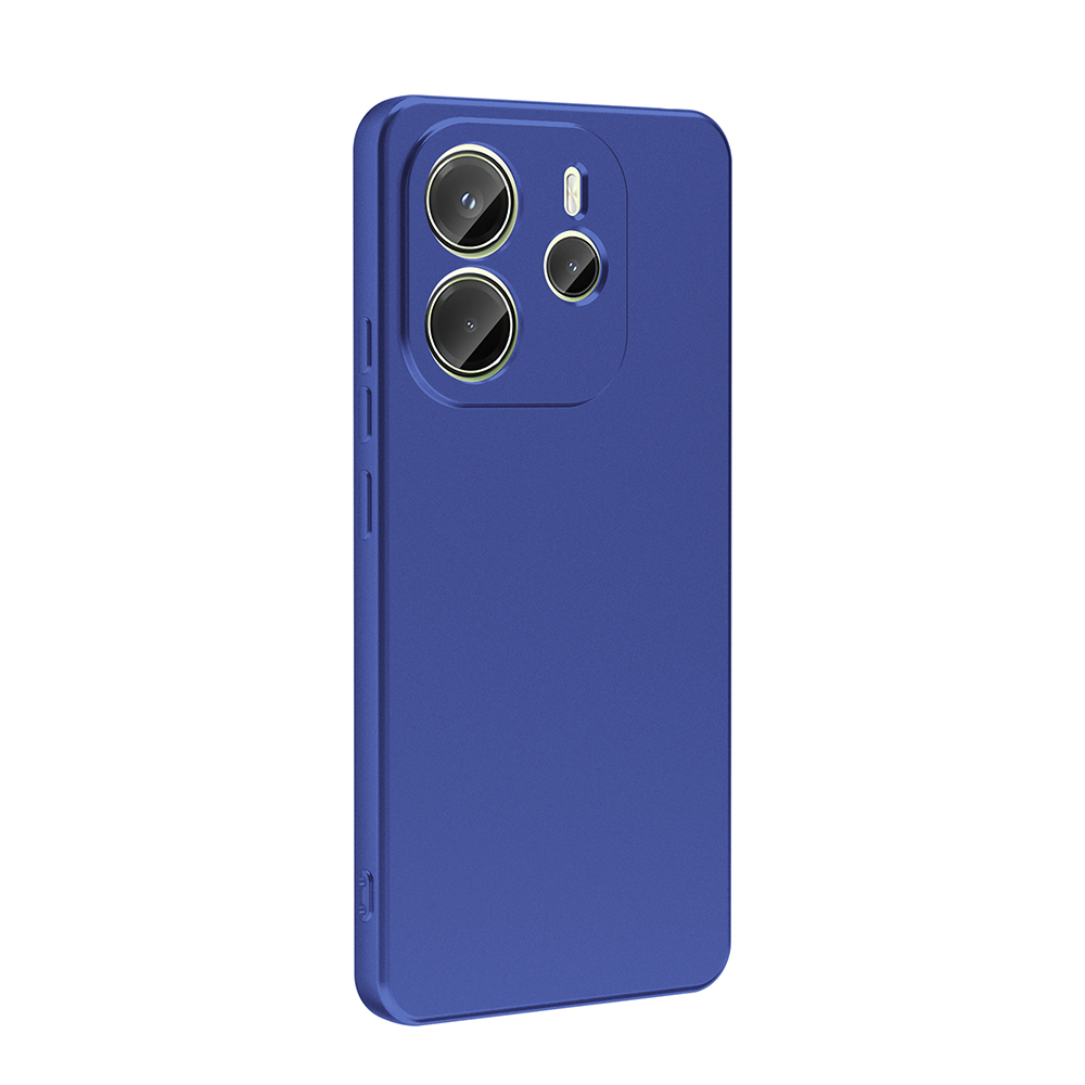 GPACK Xiaomi Redmi Note 14 Uyumlu Premier Silikon Telefon Kılıfı Mavi