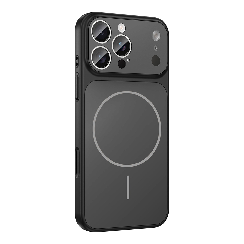 GPACK iPhone 15 Pro Uyumlu Formen M-Safe Şarj Özellikli Kamera Korumalı Telefon Kılıfı Siyah