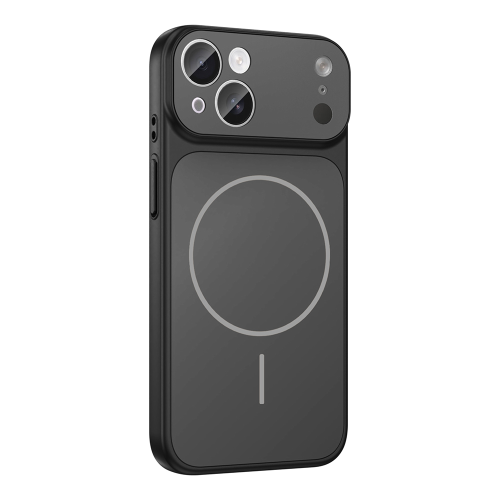 GPACK iPhone 15 Uyumlu Formen M-Safe Şarj Özellikli Kamera Korumalı Telefon Kılıfı Siyah