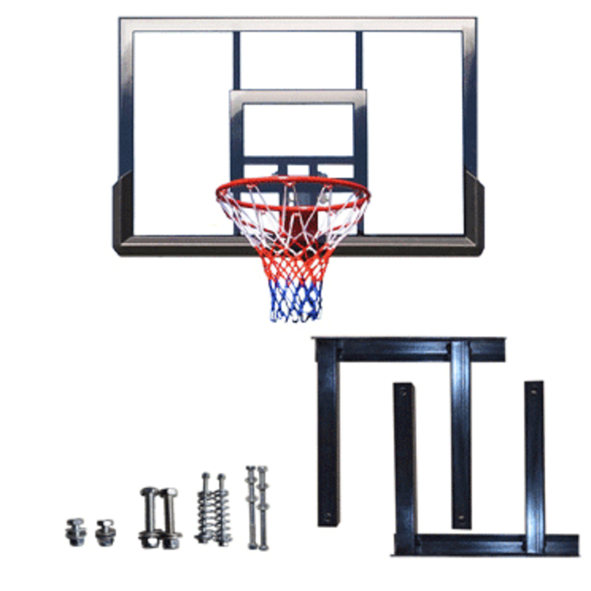 Salta Center Basketbalbord - Basketbalbord met dunkring voor wandmontage