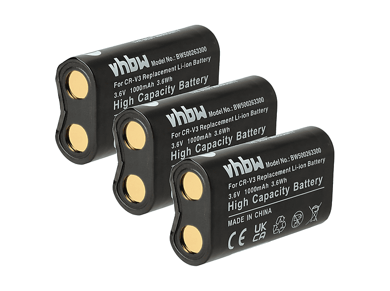 VHBW 31237 Li-Ion Kamera-Akku, Li-Ion, 1000 mAh | SATURN