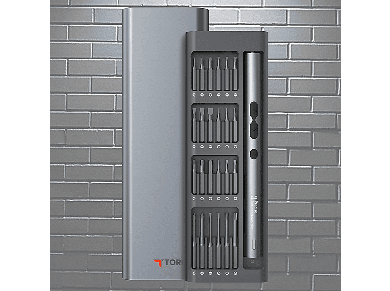 TORIMA TTS-04 48 Parça Led Işıklı Mıknatıslı Alüminyum Kasa Type-C