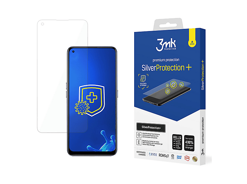 Protezione Schermo In Vetro Flessibile 9H Per Realme 7 Pro - Confezione Da 4, Infrangibile, 0.2mm, Trasparente