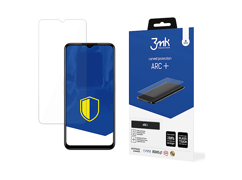 3 Pellicole In Vetro Temperato 9H Per Oppo Realme 6 Pro - Trasparente, 0.33mm, Anti Graffio, HD - copertina