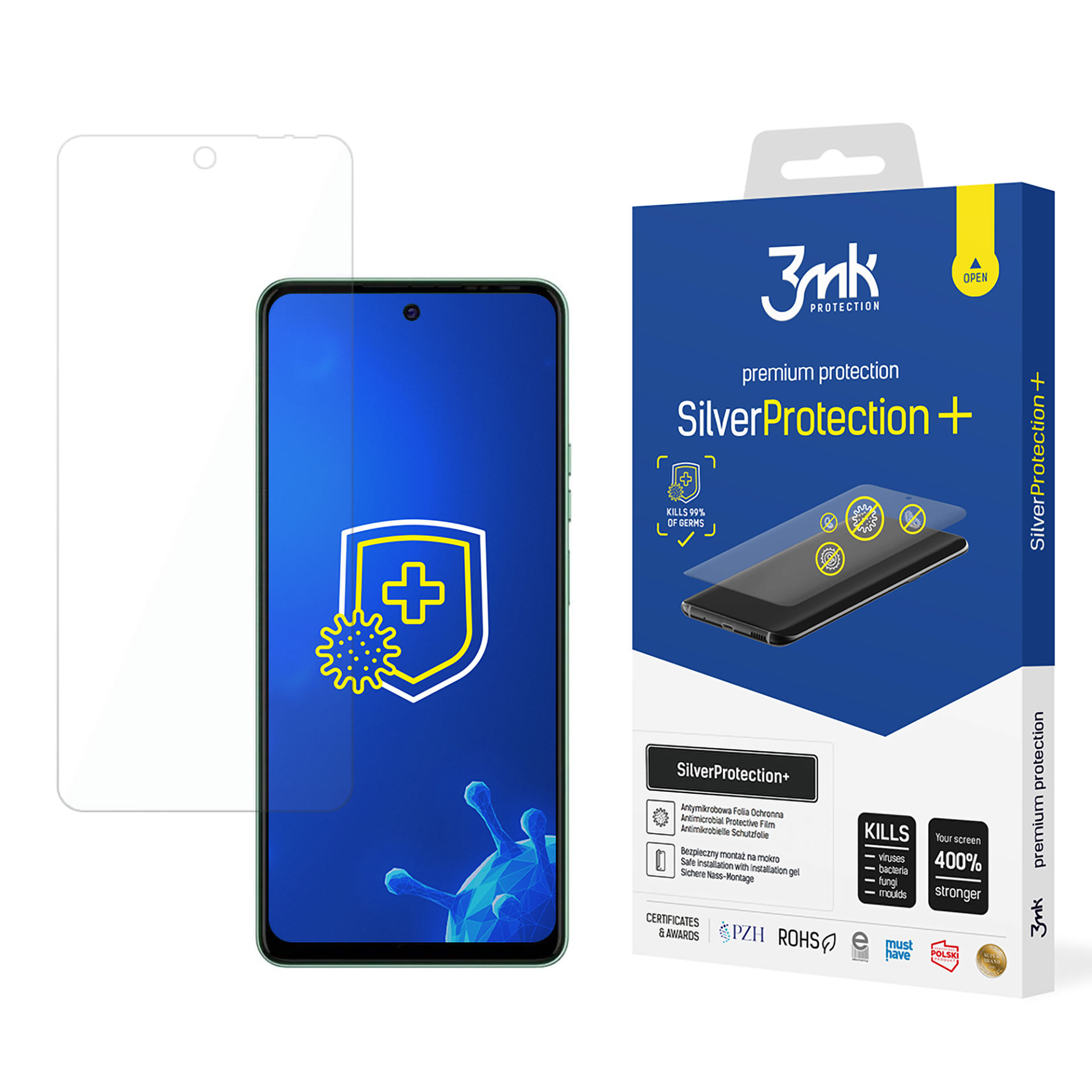 VETRO TEMPERATO 3MK Pellicola Protettiva per Vivo Y30 5G | Antigraffio, Oleorepellente - Facile