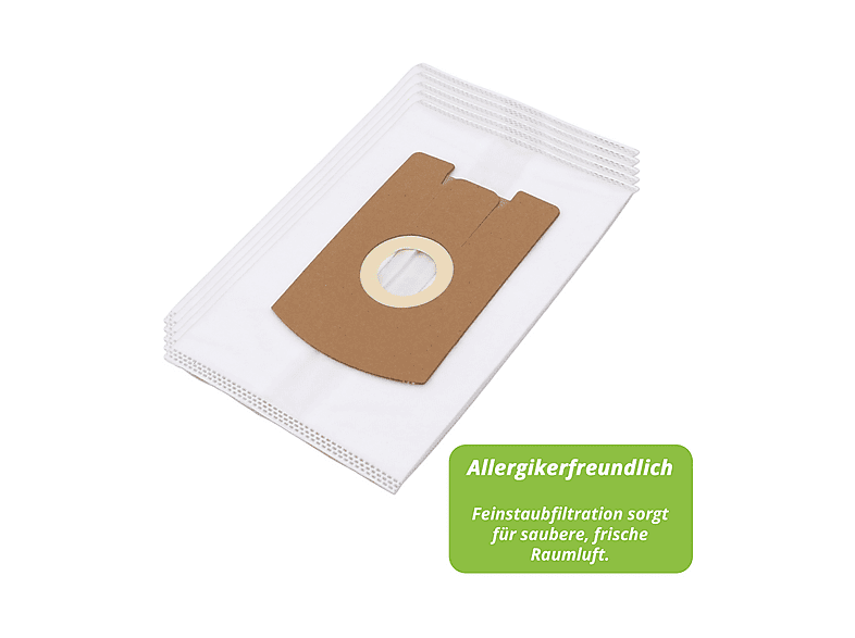 Lot de 15 sacs d'aspirateur pour Vorwerk Tiger VT 300, 260, 265, 270, similaires au FP 260, compatibles avec SWIRL V66 (fwk260 beutel-15 pièces
