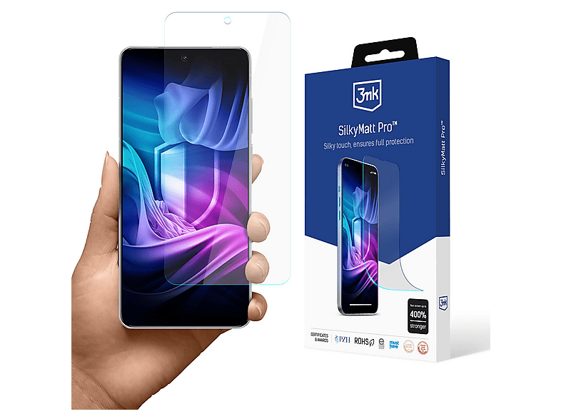 Slabo Pellicola Protettiva Per Xiaomi Redmi Note 10 / 10S | Confezione Da 2, Anti-graffio E Anti-impronta | Made In Germany