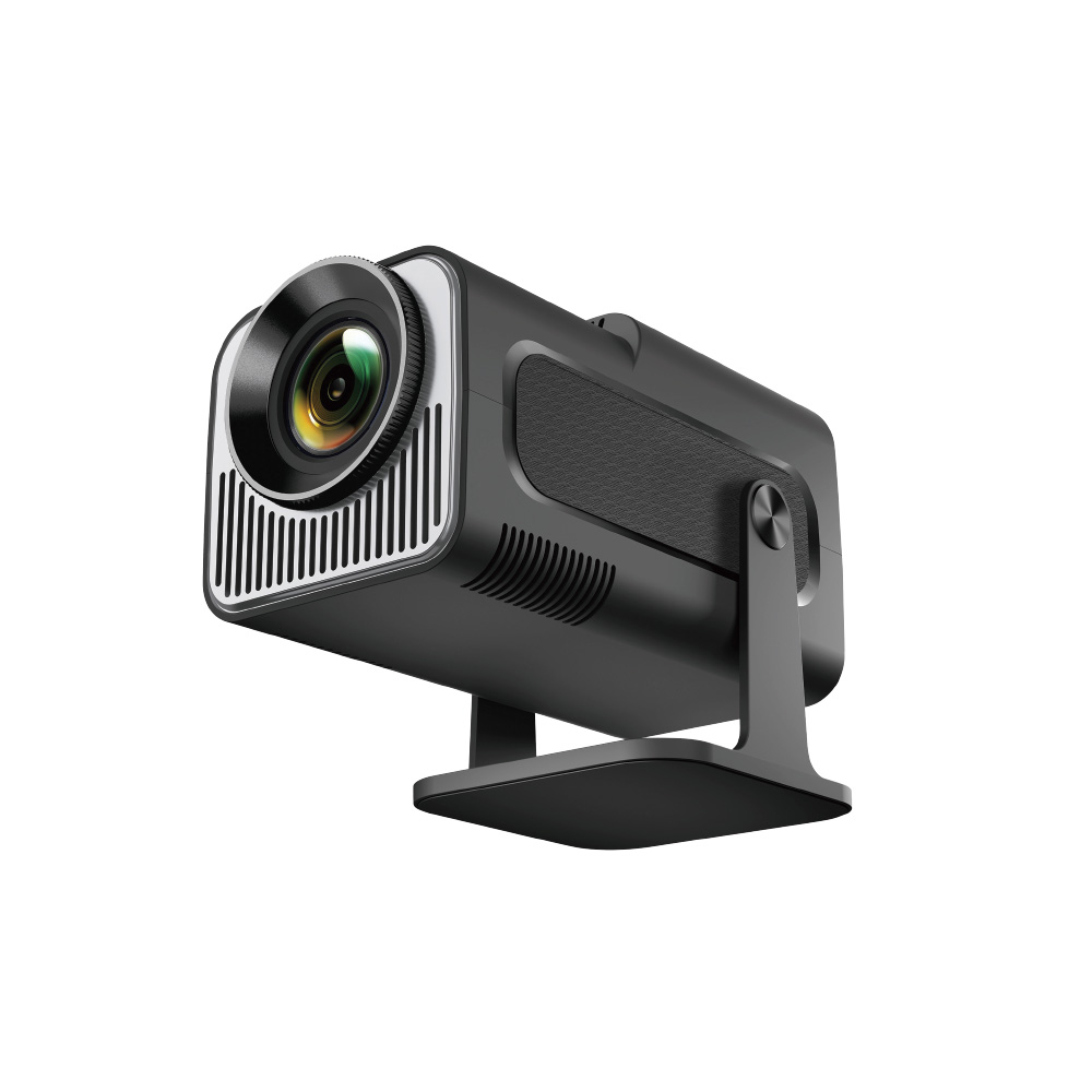 TORIMA HY320 Siyah Taşınabilir Sinema Projektörü 4K 1080P Ev Sineması Android Akıllı Projeksiyon Cihazı Siyah
