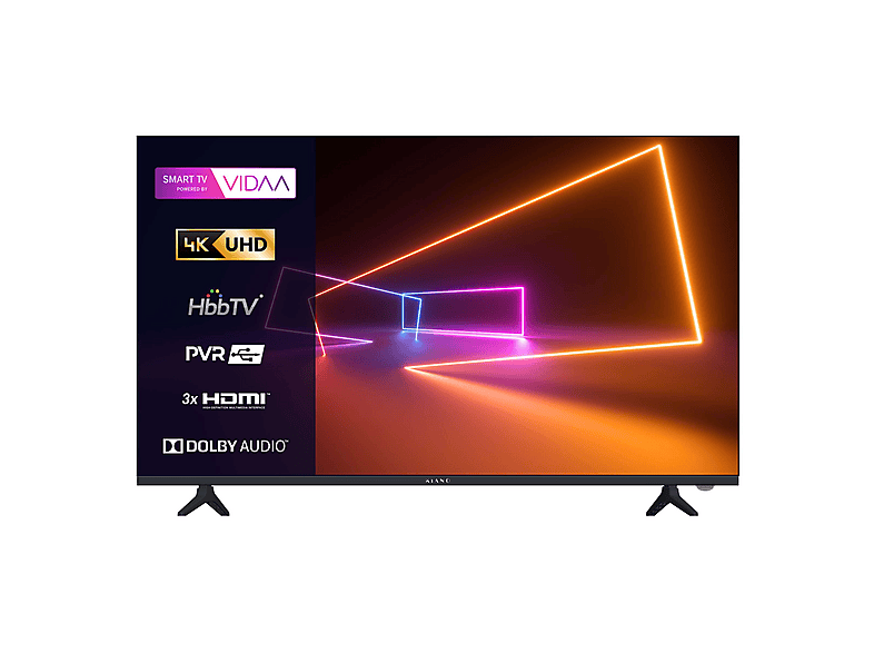 KIANO Elegance 43 Vidaa LED TV 43" (Flat, 43 Zoll / 108 cm, UHD 4K, SMART TV)