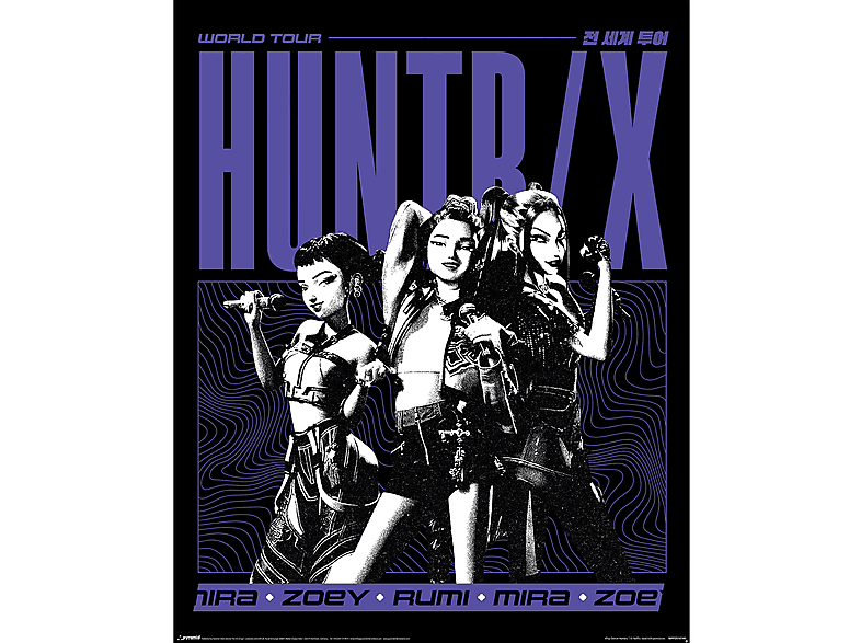 Huntrix World Tour | 40x50 cm | SATURN