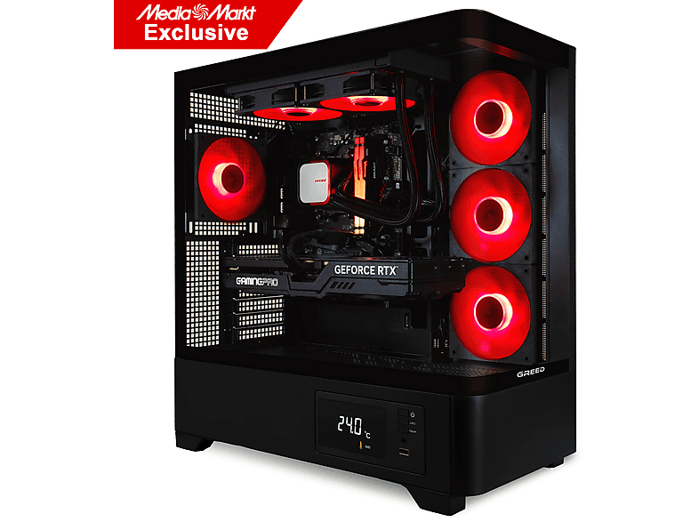 GREED MKM - 5070Ti Edition, Gaming PC Ryzen™ 5 7500F Prozessor, 32 GB RAM, 1 TB SSD, NVIDIA GeForce RTX™ 5070 Ti 16 GB, Windows 11 Pro