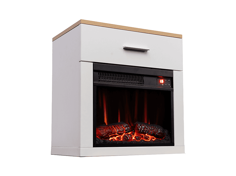 Chimenea eléctrica | HOMAVO 14H, 1000 W , Blanco | MediaMarkt