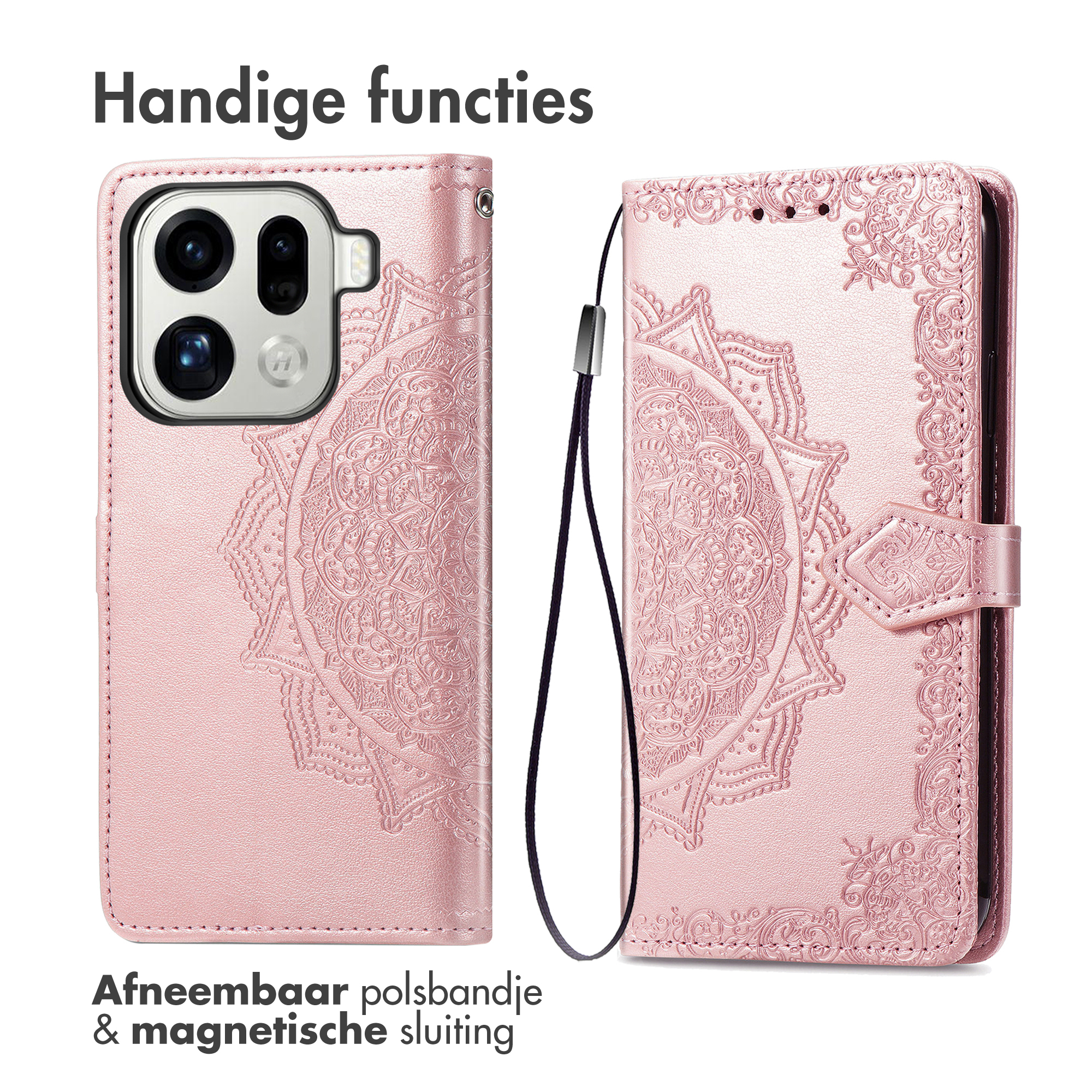 MMHUO Custodia per iPhone 14 Pro con porta carte, custodia magnetica a