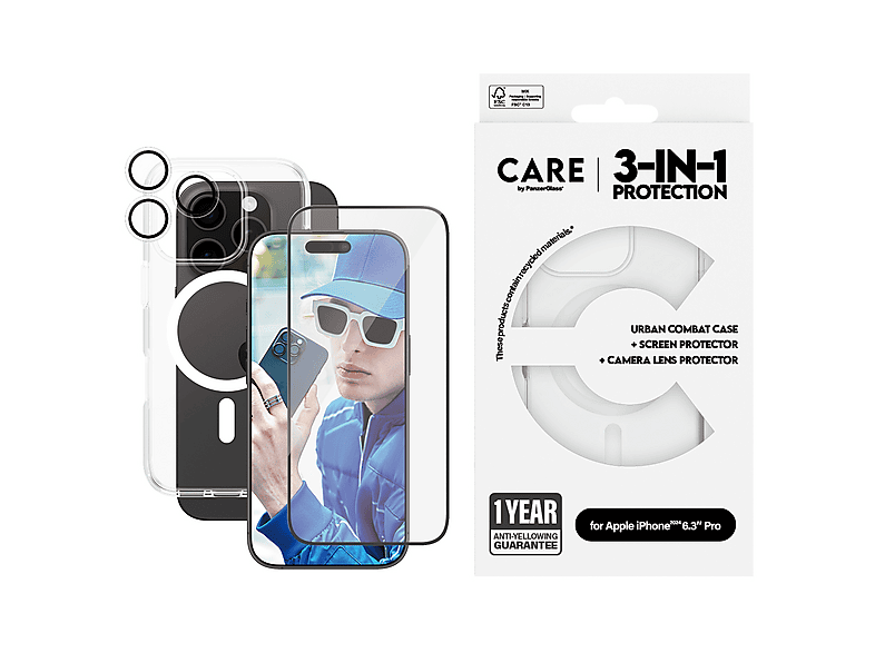 PanzerGlass Vetro Di Protezione Per IPhone 5,8 Pollici (2019) – Trasparente, Anti-impronta, Bordi Arrotondati – Pellicola In Vetro Temperato