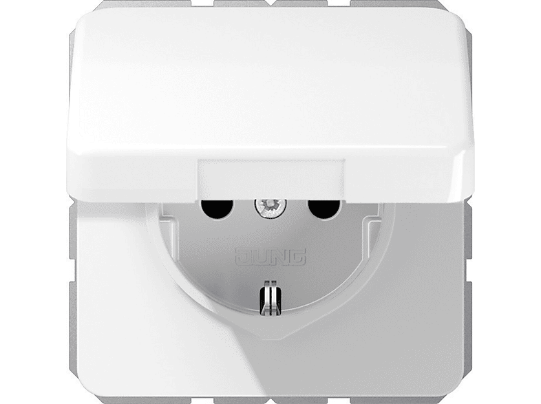 JUNG Zentralplatte für SCHUKO-Steckdose CD1520PLWW Jung Zentralplatte