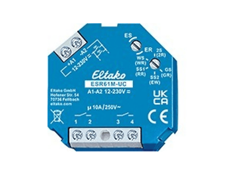 ELTAKO Eltako Multi.-Stromstoßschalter 1+1S. pot.frei 10A ESR61M-UC ...