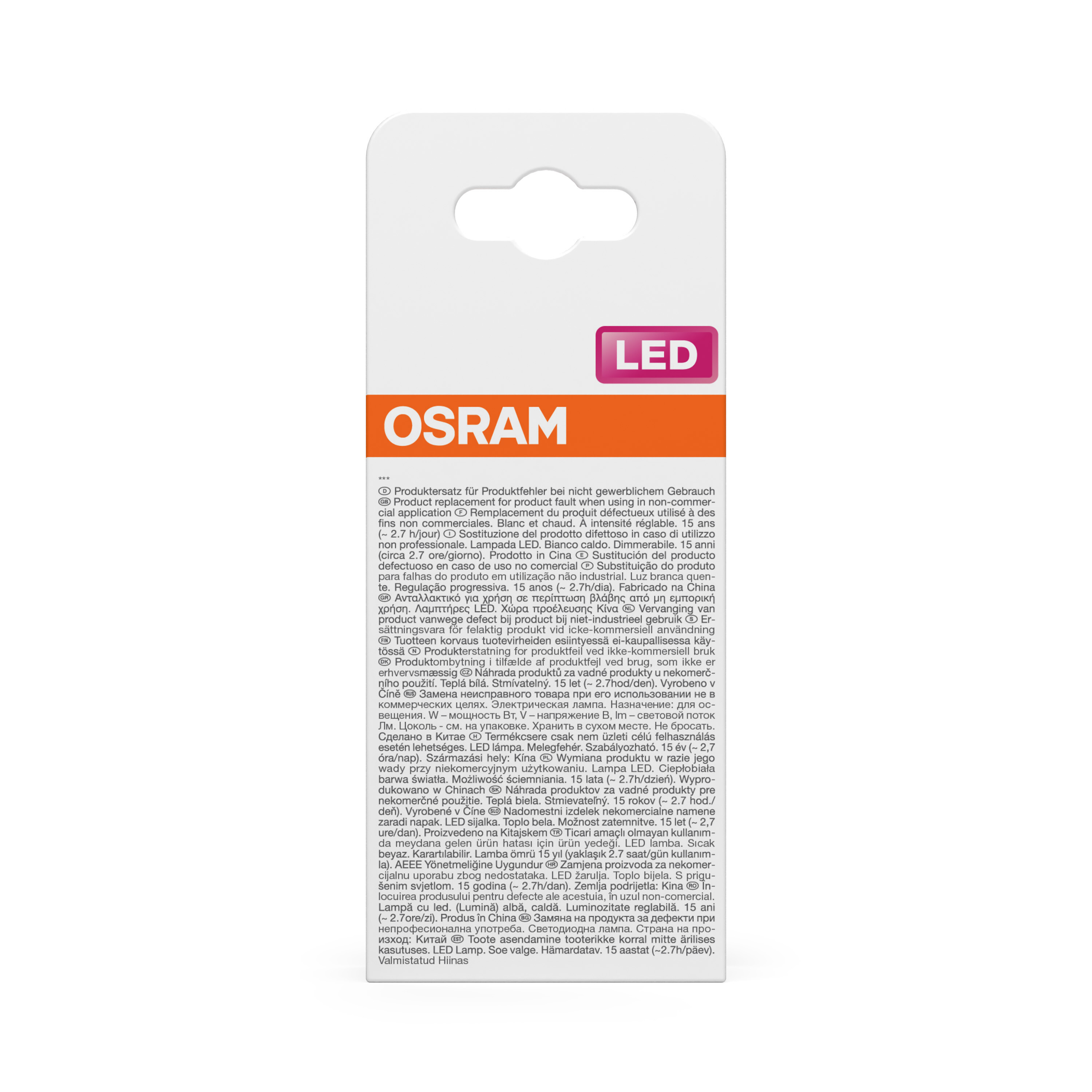 OSRAM LED Superstar Classic A 60 Filament DIM 5.9W 827 Frosted E27 LED ...