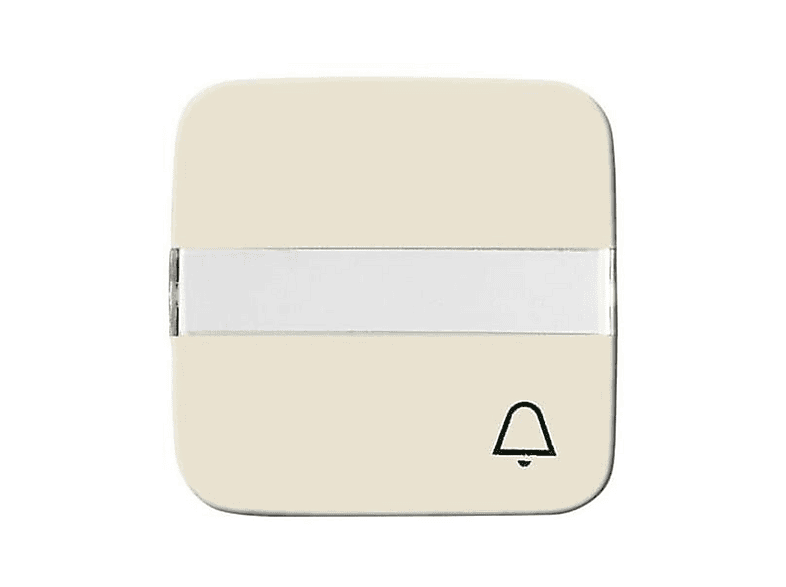 Busch-Jaeger BUSC Wippe 2506 O-212 – Weiße Abdeckung Für UP-Taster, Ohne Halteelement