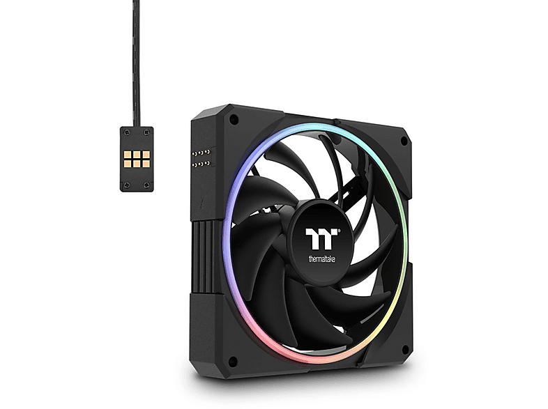 THERMALTAKE TS120 EX RGB Fan 3Pack Luft-Kühlsystem, schwarz | MediaMarkt