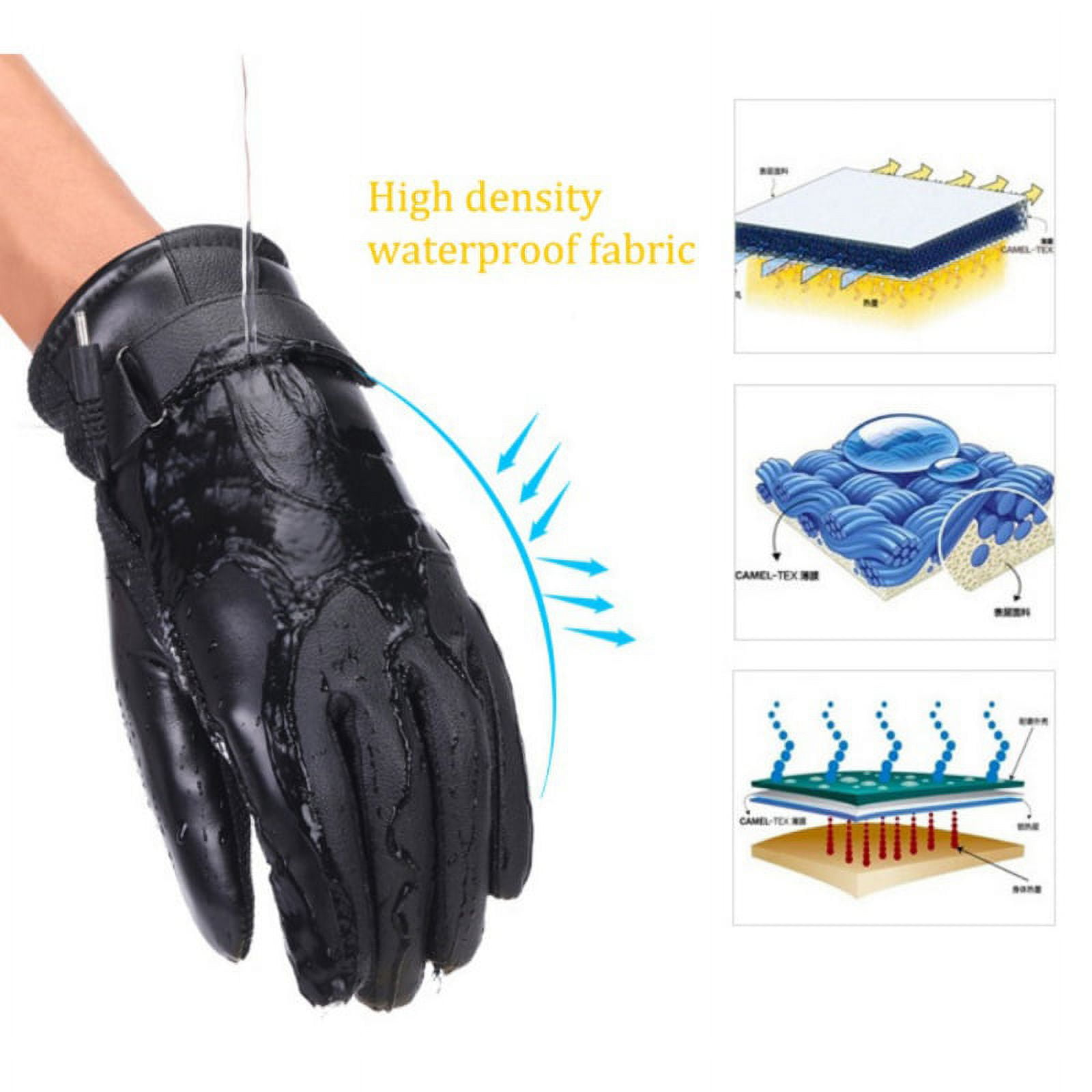 CRRYNUO Elektrisch beheizbare Handschuhe Heizhandschuhe, Schwarz |  MediaMarkt