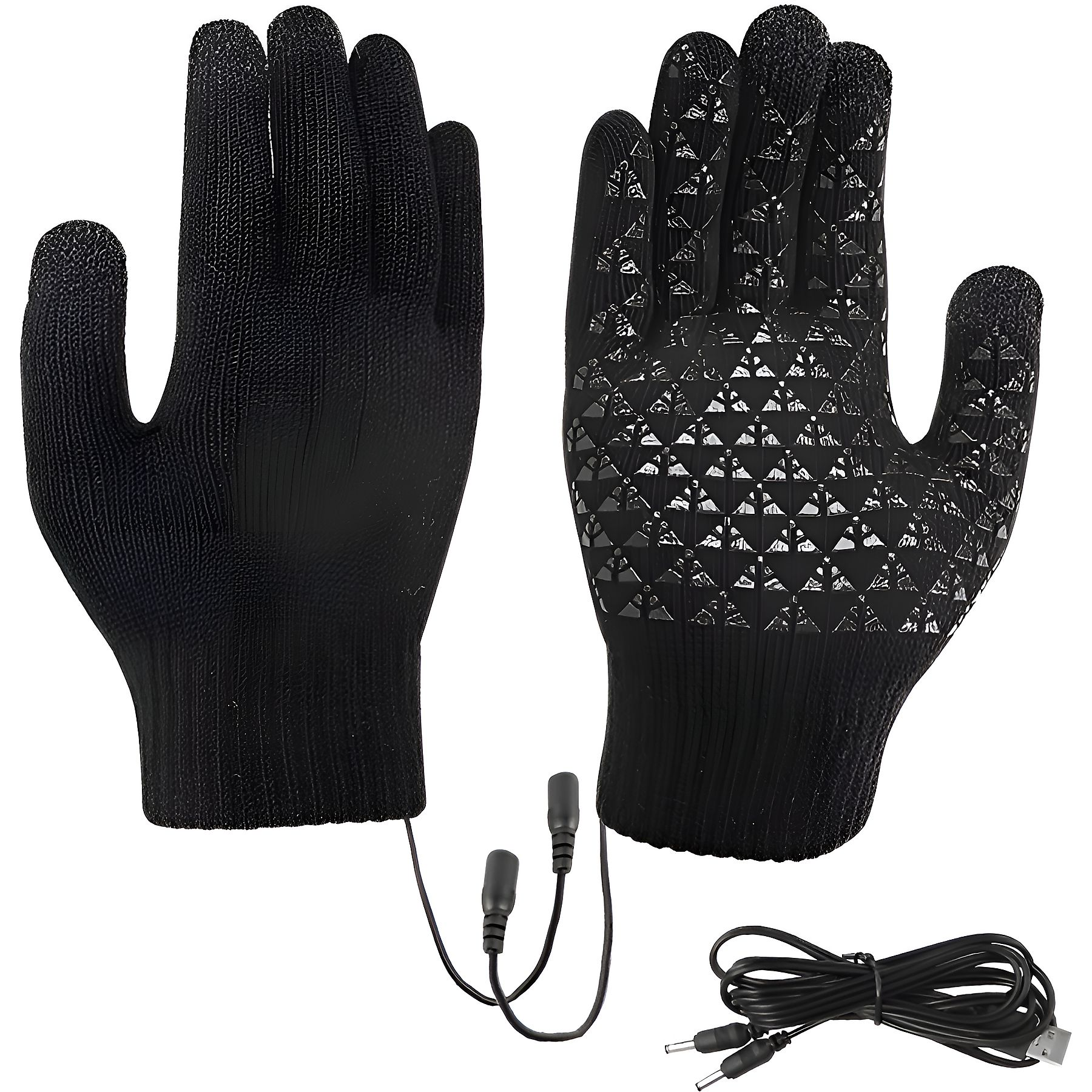 CRRYNUO Beheizbare Handschuhe Rutschfeste Thermo Heizhandschuhe, Schwarz |  SATURN