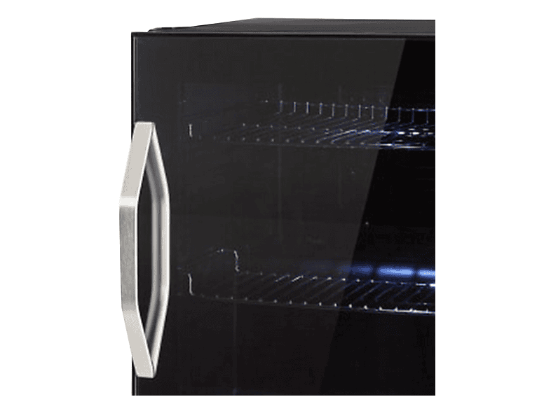 KLARSTEIN Beersafe L Mini-Kühlschrank (E, 50 cm hoch, Schwarz)