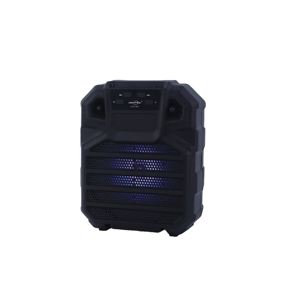 TORIMA GTS-1397  6,5 inc RGB Ledli Taşınabilir  Parti Bluetooth Hoparlör Siyah