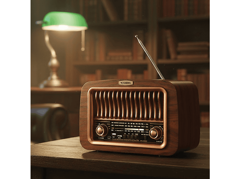 TORIMA D-59 Ahşap Nostalji Radyo Kablosuz Bluetooth Hoparlör Ahşap