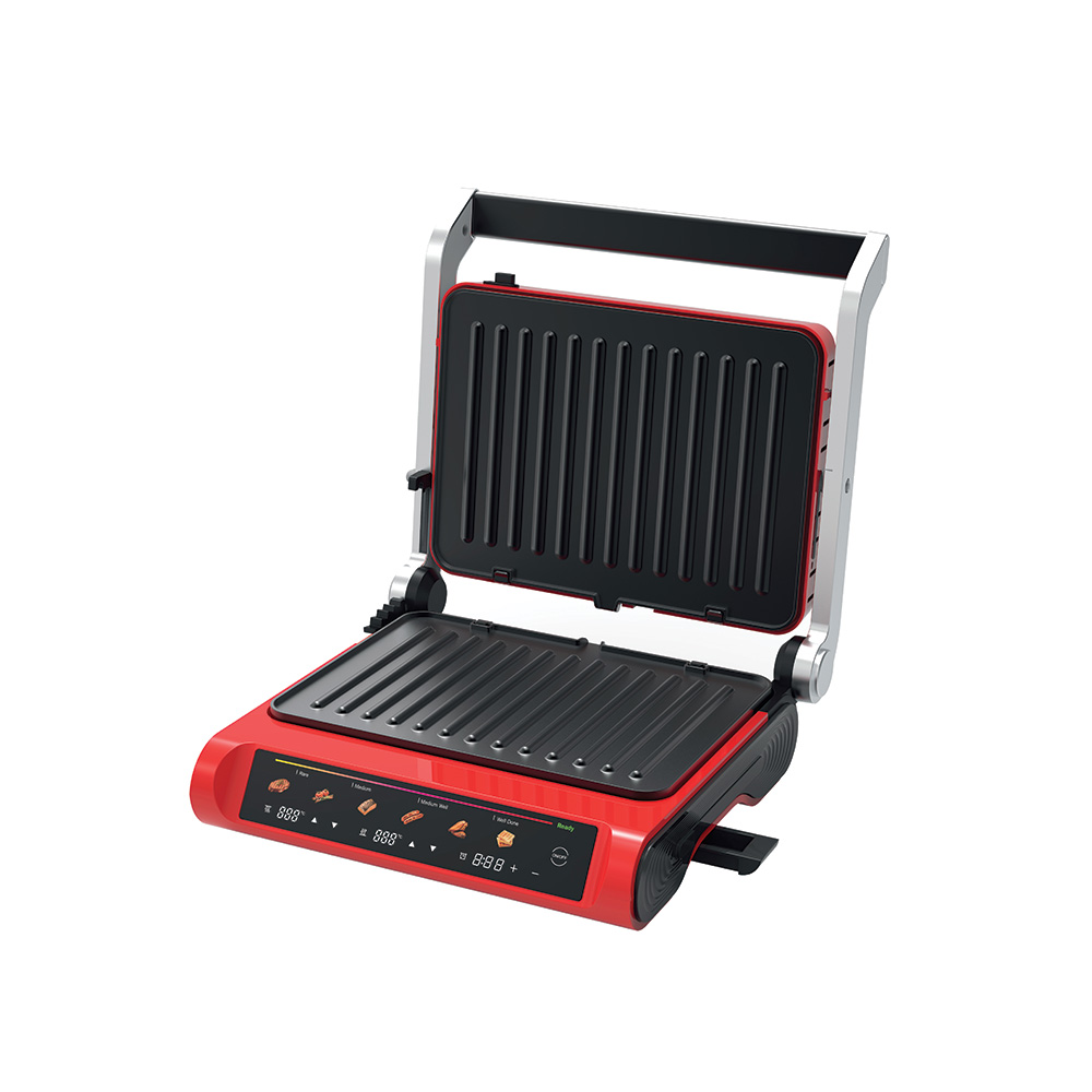 TORIMA TG-PRO1000 - 2200W Dijital Ekranlı  Çıkarılabilir Plaka Tost Izgara Makinesi Siyah