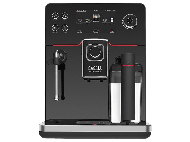 GAGGIA RI9781/01 ACCADEMIA GLAS Kaffeevollautomat Schwarz / Glas