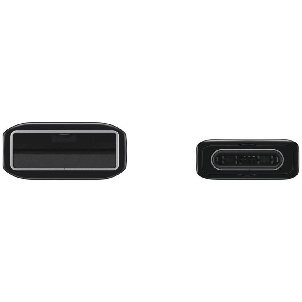 Zwei schwarze USB-Anschlüsse. Einer ist rechteckig, der andere oval. Beide haben sichtbare interne Verbindungen und liegen vor weißem Hintergrund.