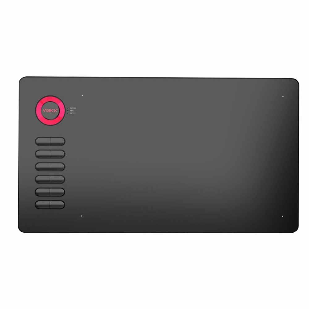 VEIKK A15 8192 Levels Zoom Uyumlu 5080lpi Kalem ve Grafik Tablet Siyah