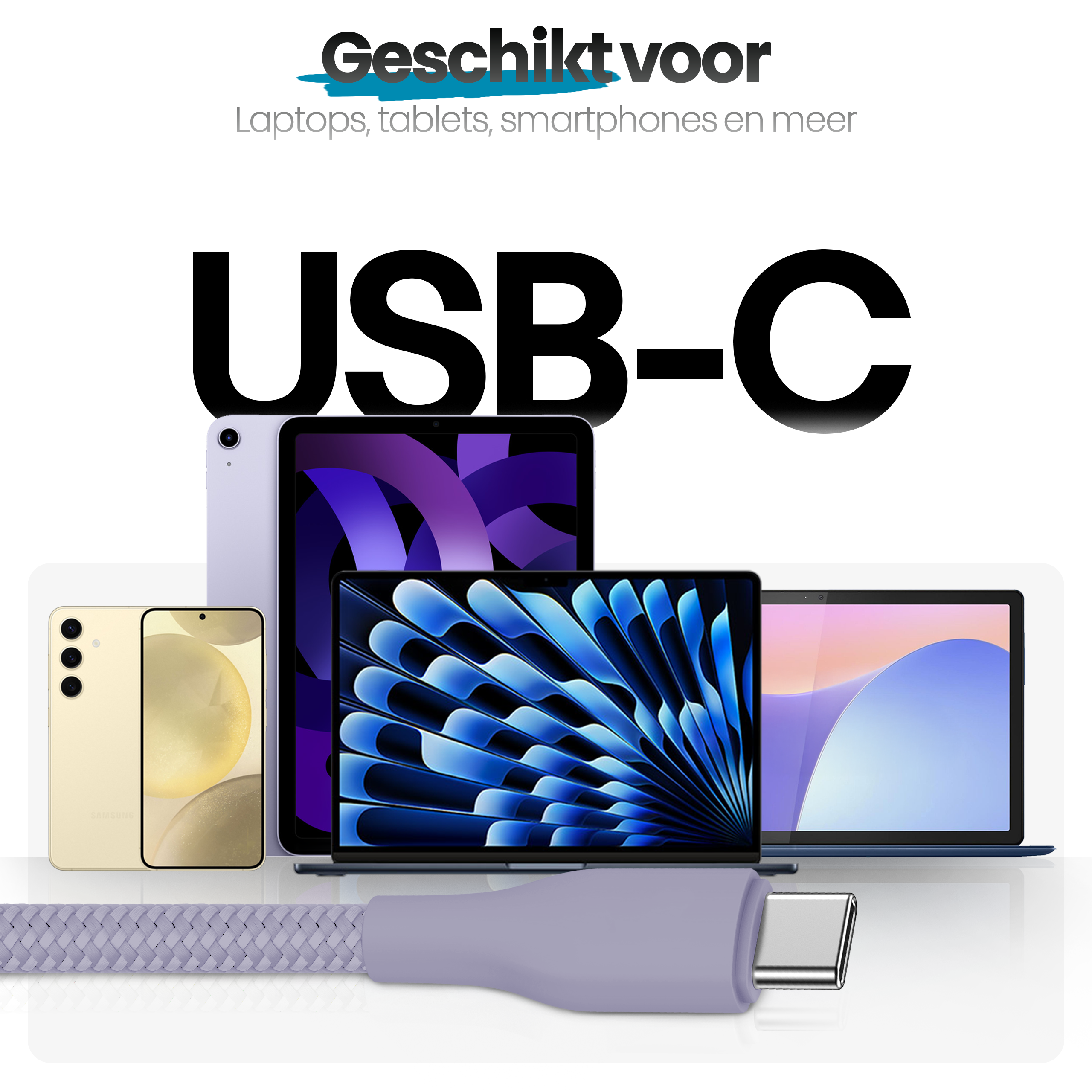 Samsung USB-C Snellader 45W USB-C kabel EP-TA845 Black - Belsimpel