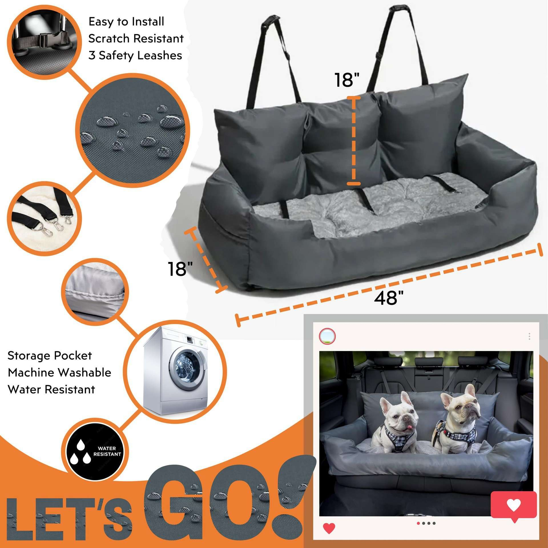 waschbare hundebetten Hundebetten, Bezug waschbar