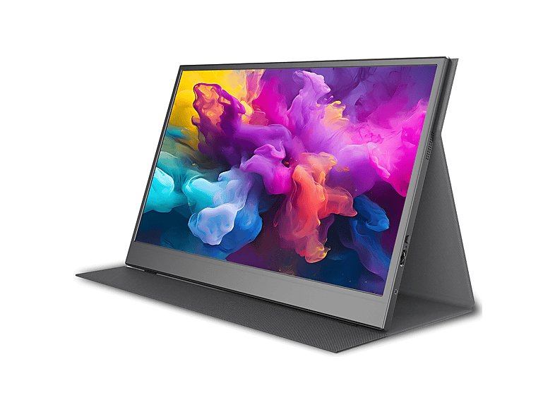 DENVER PMO-15604 15 Zoll Full-HD Portabler Monitor (30 ms Reaktionszeit  , 60 Hz nativ)