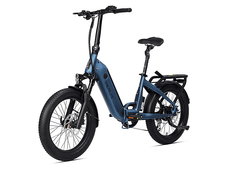 DERUIZ Peridot 2.0 Kompakt-/Faltrad (Laufradgröße: 20 Zoll, Rahmenhöhe: 36 cm, Unisex-Rad, 500, Tanzanite Blue)