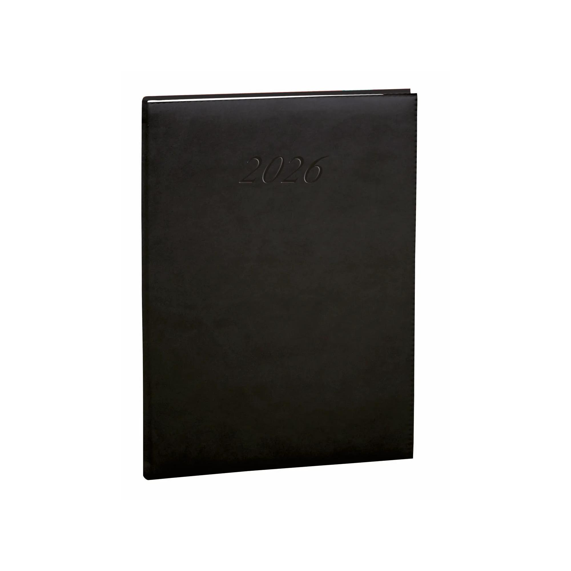 Agenda 12 Meses MINIDAY IMPALA - 1 Día Página, 7x10cm - Quo Vadis 209027q Negro Multilingue