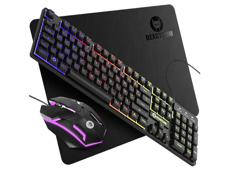 BEASTCOM GS200 | Essential Gaming, KEYBOARD + MOUSE SET, Schwarz ...