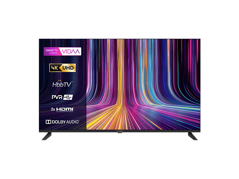 KIANO Elegance 50 Vidaa LED TV 50" (Flat, 50 Zoll / 125,7 cm, UHD 4K, SMART TV)