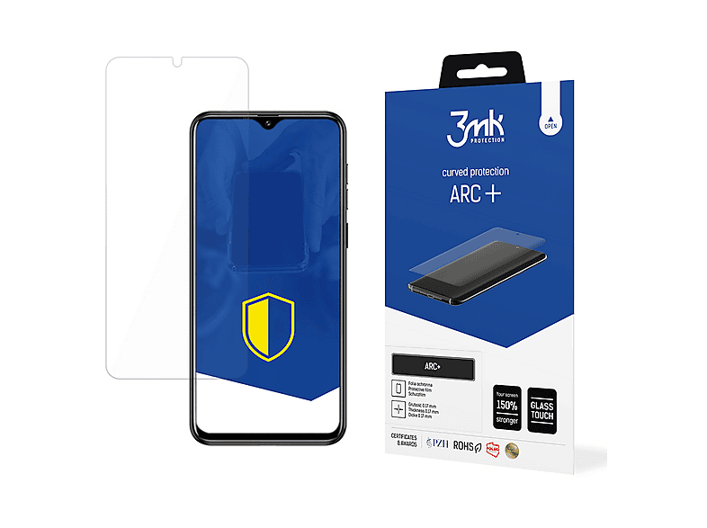 Brotect AirGlass Vetro Ibrido Flessibile Per Ulefone Armor X7 [Durezza 9H] - Protezione Schermo Ultra-sottile, Made In Germany - 4