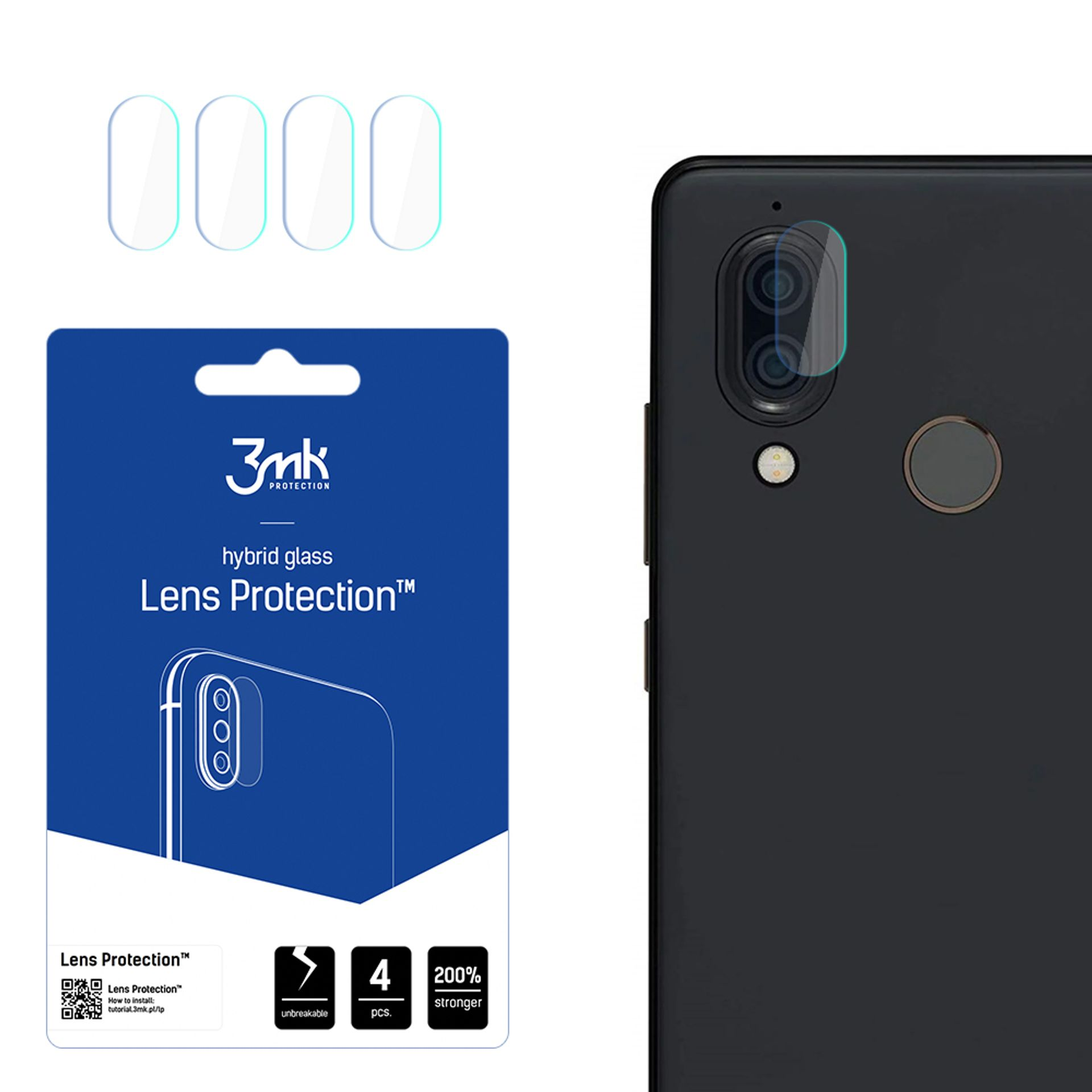 YEZZ Andy 4.5EL LTE Pellicola proteggi schermo in vetro